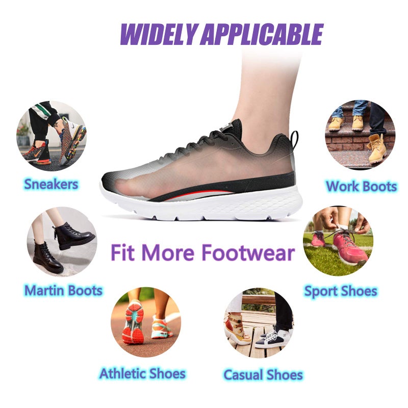 RooRuns 3/4 Length Arch Support Insoles for Men and Women  Small Size Planter Fasciitis High Arch Support for Work Boots  EVA Orthotic Shoe Inserts for Flat Feet  Over-Pronation  Relief Foot Heel Spur Pain - Image 5